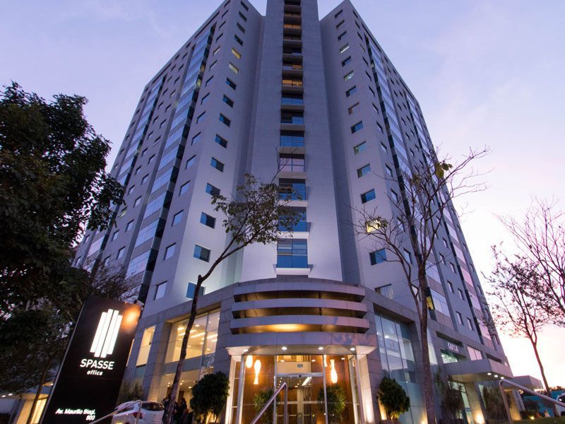 Fachada do Edifício Spasse Office, na Av. Maurílio Biagi, 800